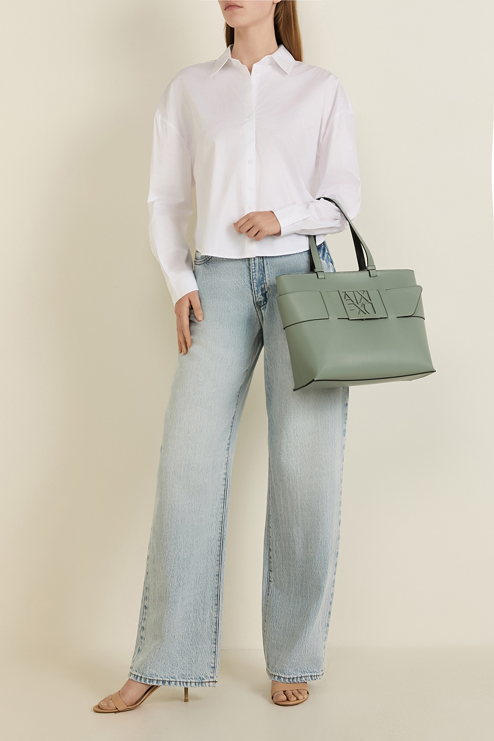 חולצת כפתורים קרופ